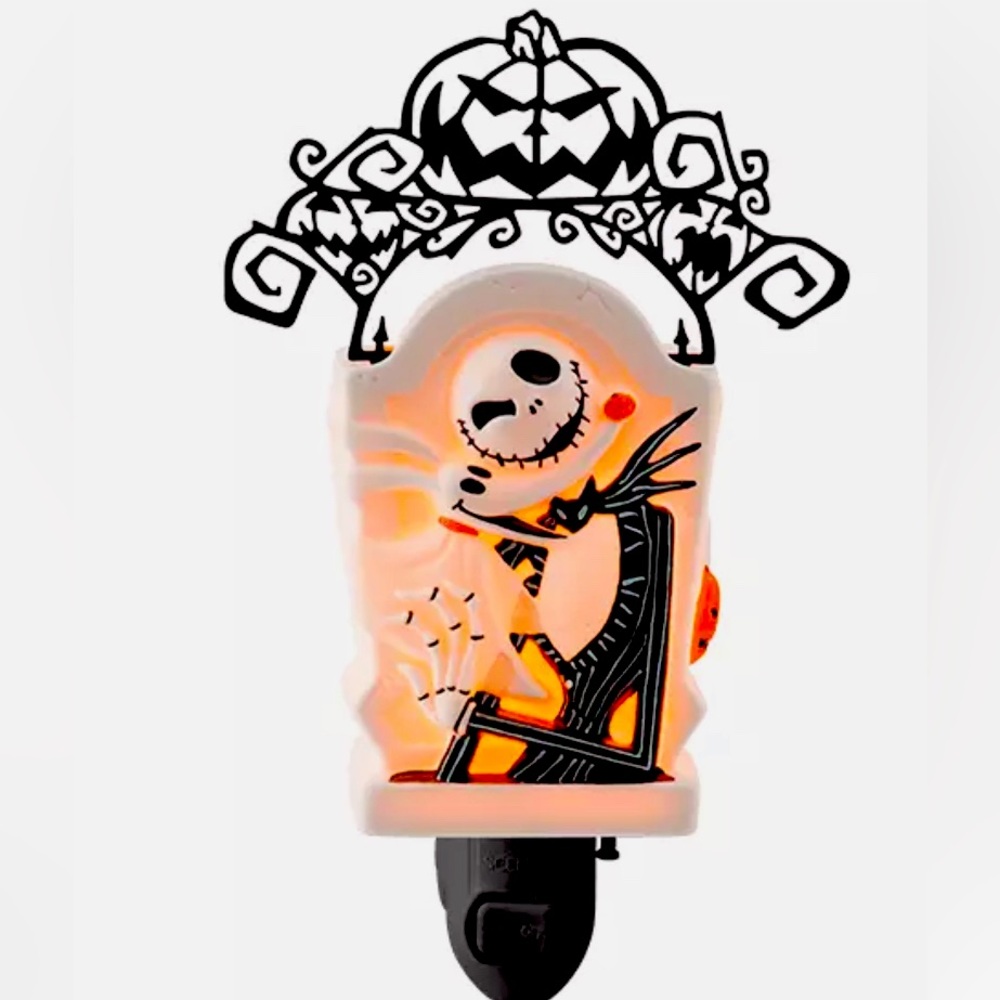 Scentsy Jack Skellington pumpkin king, mini warmer